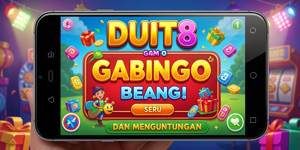 Gameplay seru dan interaktif dalam aplikasi Bingo DUIT8.