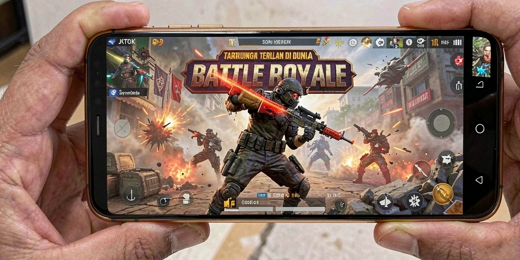 Gameplay mendebarkan di JKTOK dengan pertempuran seru.