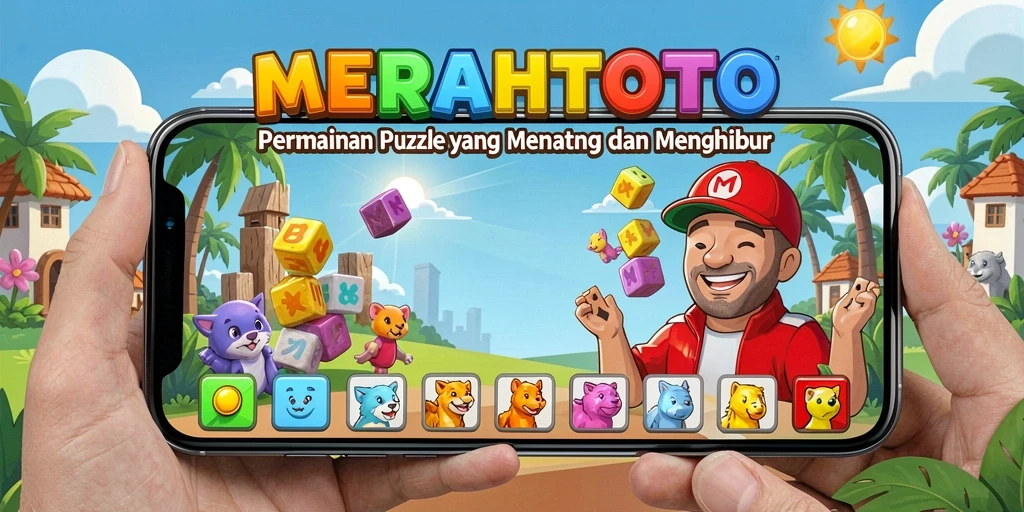 Tampilkan gameplay menarik dari MERAHTOTO di dalam permainan puzzle.