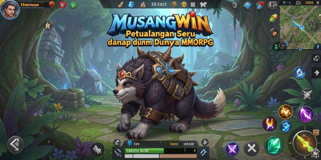 Tampilan gameplay seru dan imersif dari MUSANGWIN.