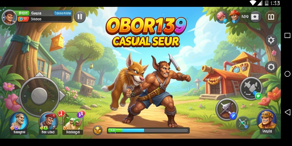 Tampilan seru gameplay OBOR138 yang mengasyikkan.