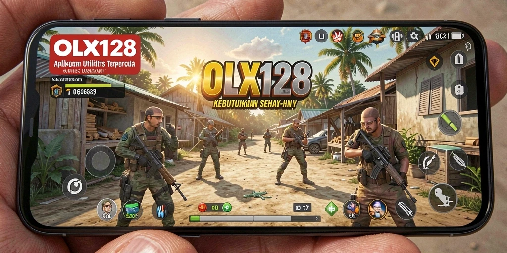 Tampilan antarmuka OLX128 yang sederhana dan intuitif.