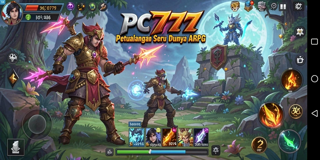 Gameplay seru PC777 dalam dunia ARPG yang menakjubkan.