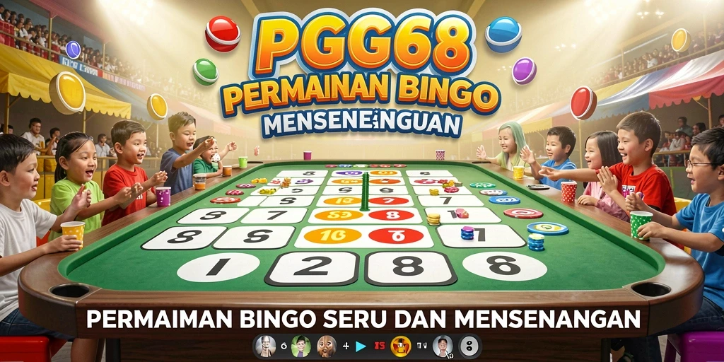 Tangkapan layar gameplay PGG68 yang menunjukkan keseruan permainan Bingo.