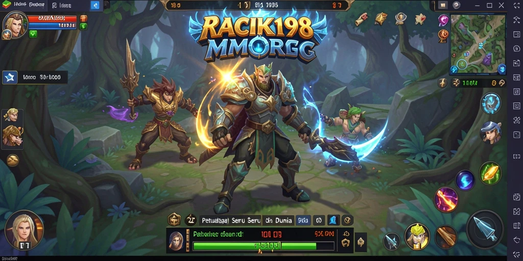 Tampilan gameplay RACIK198 yang memukau dengan aksi seru.
