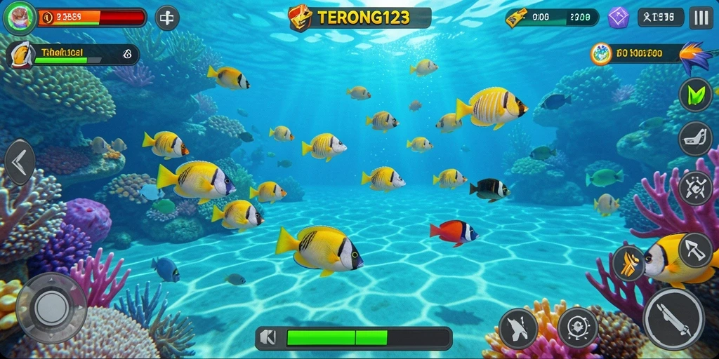 Screenshot gameplay Tembak Ikan yang seru di TERONG123.