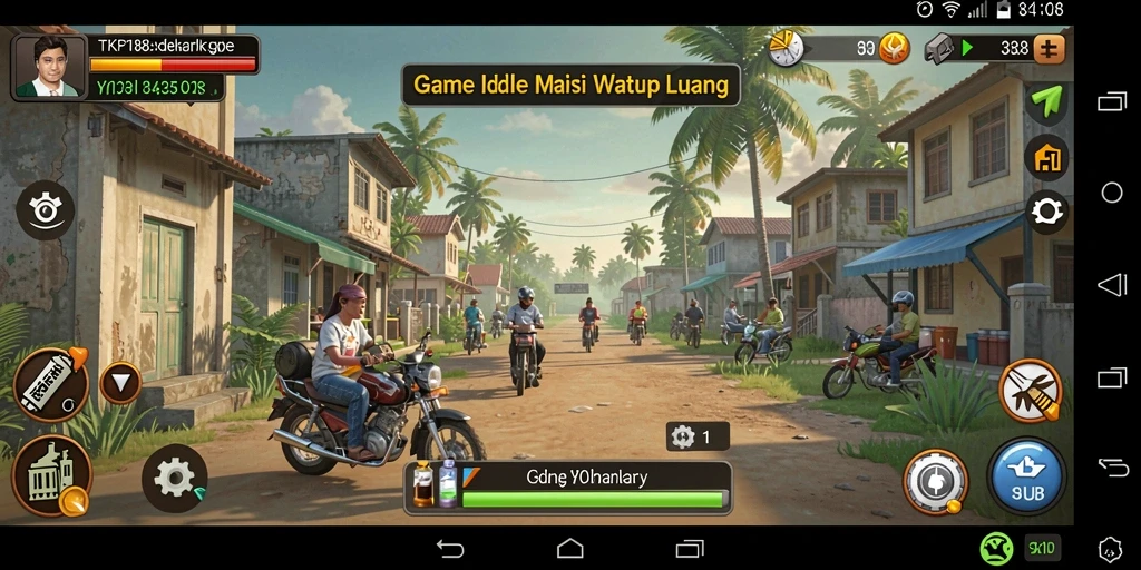 Tampilan menarik dari gameplay TKP188 yang menampilkan mekanisme Idle.