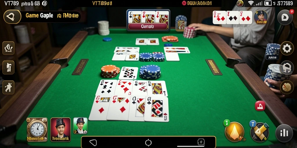 Tampilan gameplay Gaple yang menarik dan interaktif.